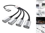 4-In-1 Usb Multi Port Data Splitting Adapter