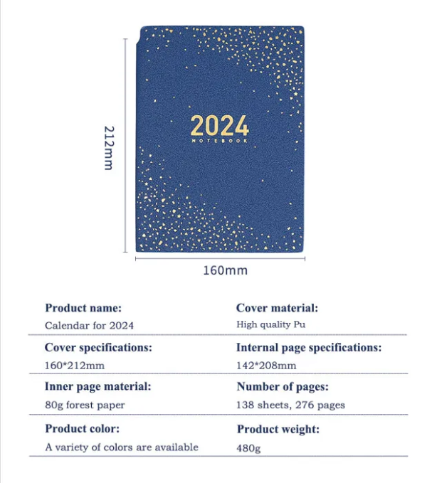 2024 Planner Weekly Monthly & Daily Planners.