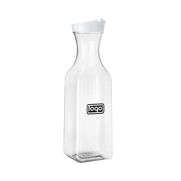 50OZ square transparent plastic juice pot