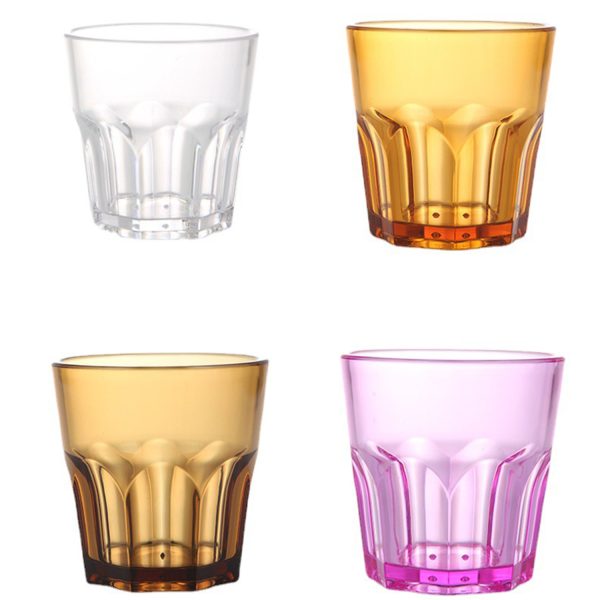 13.5oz Bar KTV Restaurant Plastic Acrylic Octagonal Cup