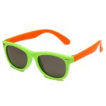 Silicone children's fashionable polarized glasses