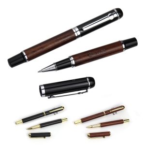 Metal Wooden Ballpoint Pen Premium Gift