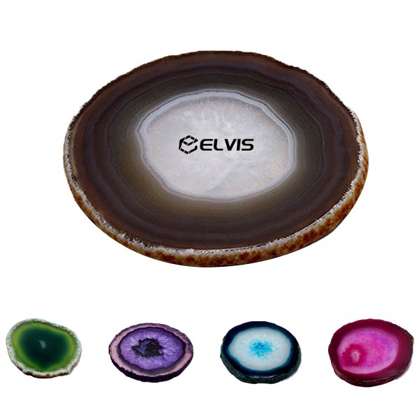 Natural agate cup coffee coaster