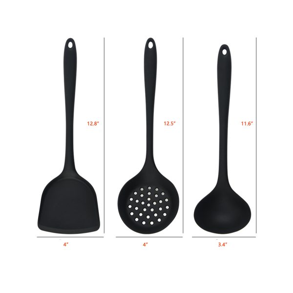 6-Piece Silicone Kitchen Utensil Set with Holder