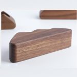 Wooden Business Card Stand Desktop