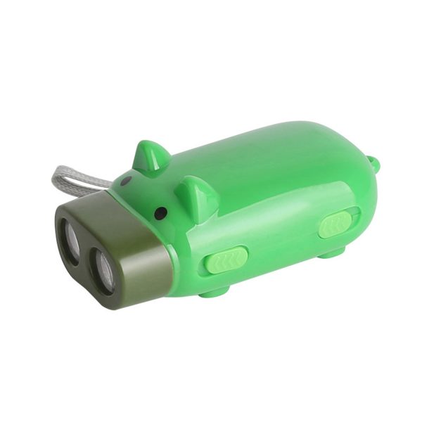 Pig Shape Hand Press Electric Flashlight