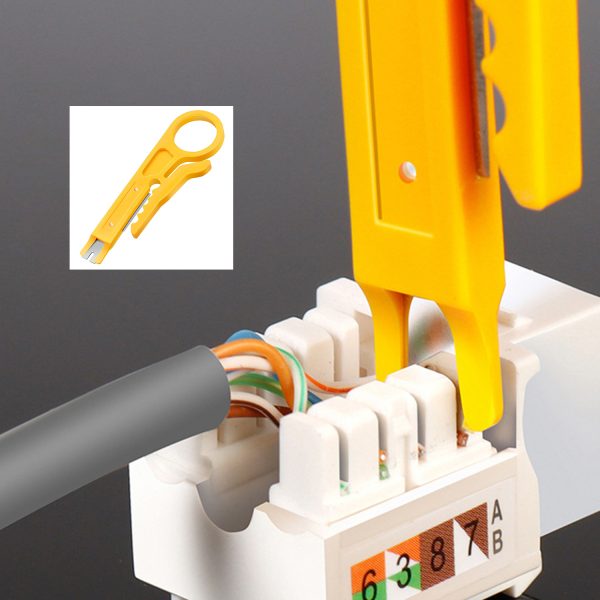 Network Cable Stripper and Punch-down Tool