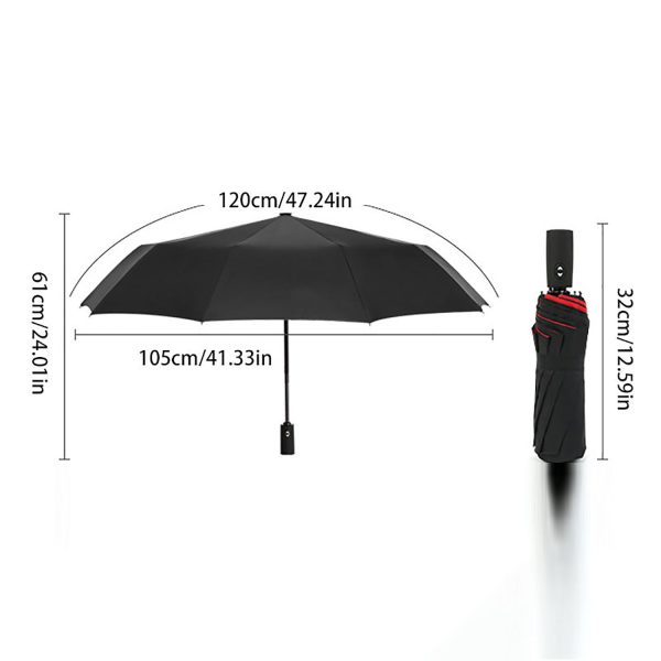 Automatic Anti-Wind Double Layer Commercial Large Umbrella