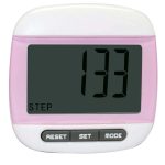 Large screen electronic pedometer