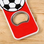 Custom round head plastic bottle opener magnetic