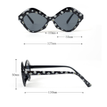 Children's fashion floral sunglasses