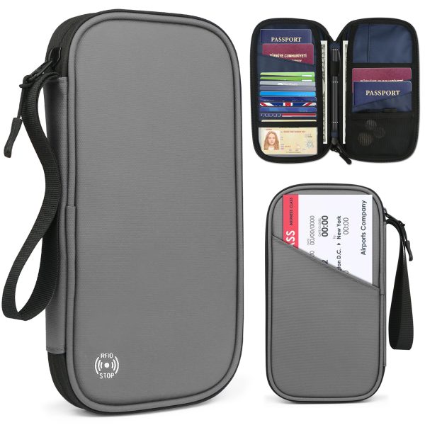 RFID Frequent Traveller Passport Pouch Hand-held Bag