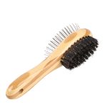 Pet hair cleaning double-sided brush