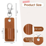 Keychain Leather Pen Holder