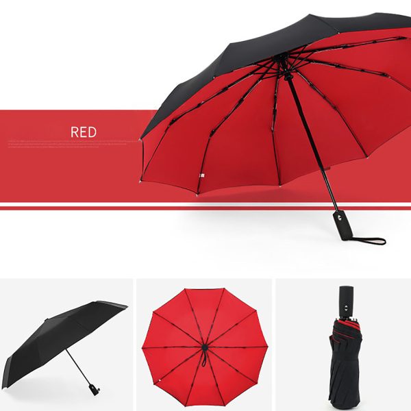 Automatic Anti-Wind Double Layer Commercial Large Umbrella