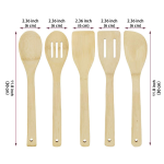 5-Piece Bamboo Kitchen Utensil Set