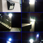 Solar lamp outdoor light with human body sensing