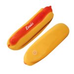 Lifelike Hot Dog Squeeze Toy with Sound Effects