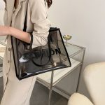 Jelly PVC Tote Bag One Shoulder Large Handbag