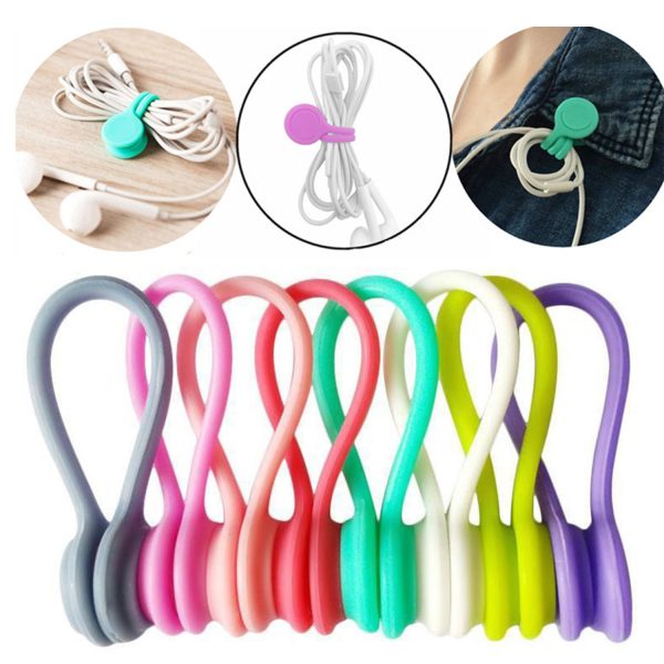 Magnetic Silicone Cable Organizer