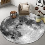 Instagram style living room circular carpet