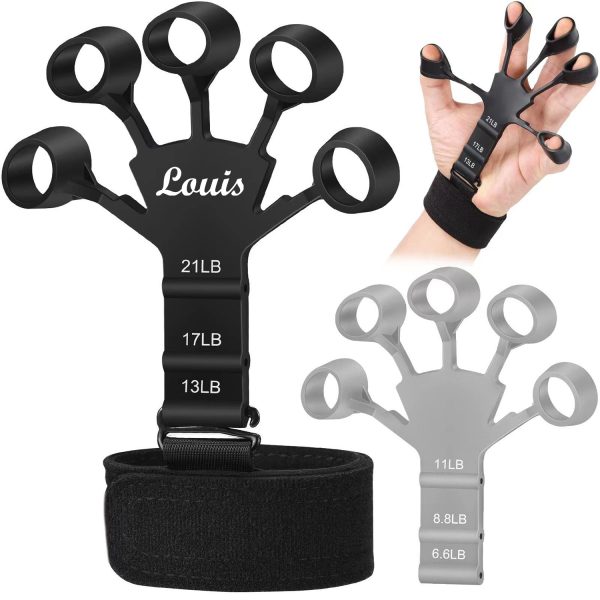 Silicone 5 Finger Grip Strength Trainer