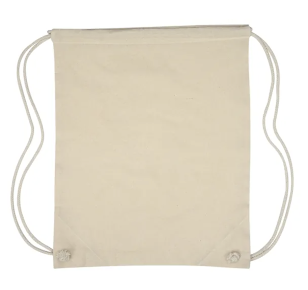 Cotton Canvas Drawstring Backpack Bags