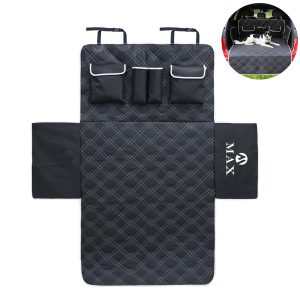 Anti-dirt trunk mat with storage pockets