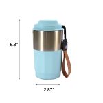 17OzModern Minimalist Vacuum Stainless Steel Rope Coffee Cup