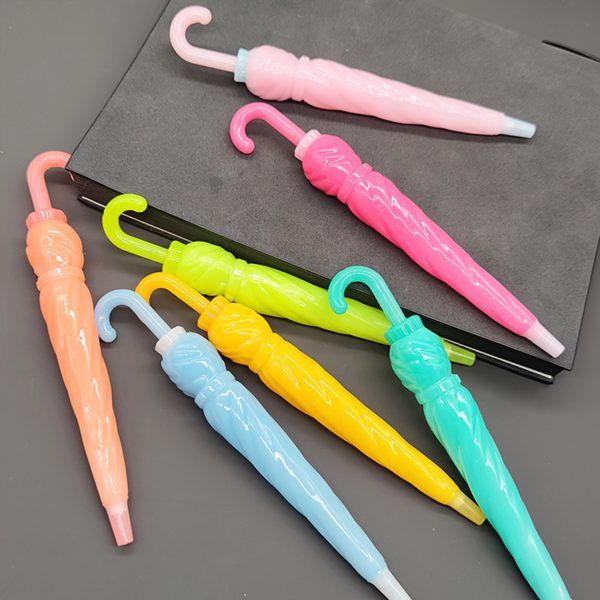 Cute cartoon umbrella shaped ballpoint pen