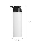 24 oz Portable Stainless Steel Water Bottle