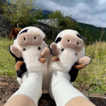 Cartoon Cow Cotton Slippers