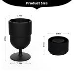 Folding Silicone Wine Glasses