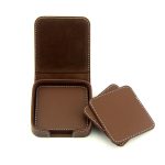 PU Leather Insulated Coaster Set