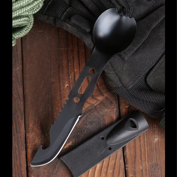 Stainless steel whistle/knife/fork/spoon integrated tablewar