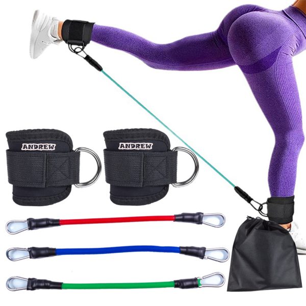 Stackable Medium Tension Ankle Resistance Bands