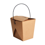 Custom Take Away Paper Fried Chicken Noodle Box With Handle