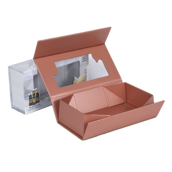 Luxury Magnetic Folding Storage Paper Gift Box With Window