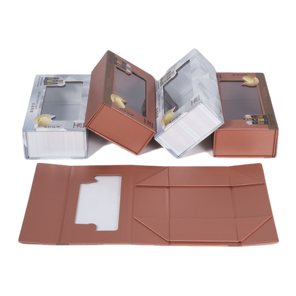 Luxury Magnetic Folding Storage Paper Gift Box With Window