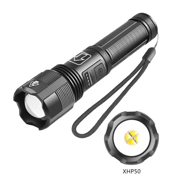 Rechargeable Torch (Battery Not Included)