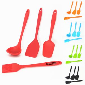 4 Piece Silicone Cooking Utensil Set