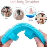 Soft Silicone Shower Exfoliating Skin Massage Brush