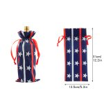 America Stars and Stripes Champagne Red Wine Bottle Cover