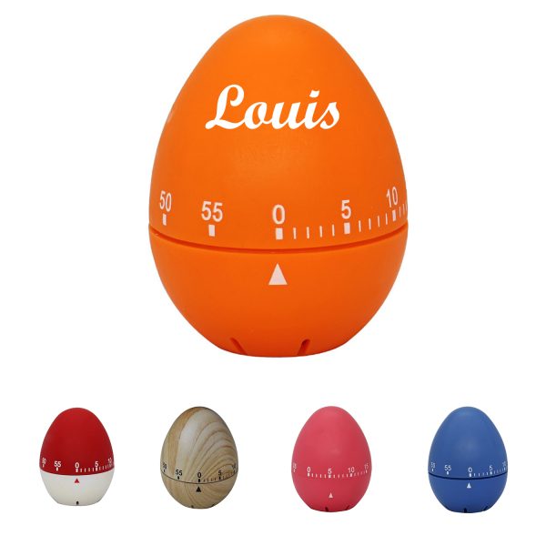 Egg Shape Mechanical Rotating Alarm Timer