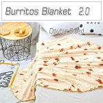 Round European and American Creative Tacos Blanket