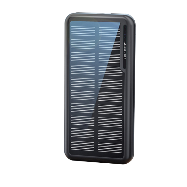 Ultra thin solar power bank 20000mAh mini compact gift