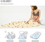 Round European and American Creative Tacos Blanket