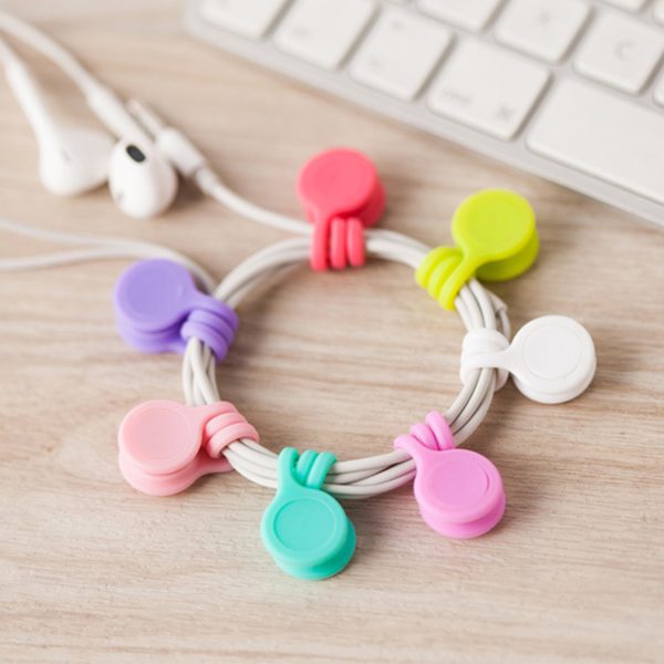 Magnetic Silicone Cable Organizer