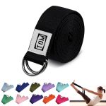 Adjustable D Ring Buckle Non Elastic Gym Fitness Yoga Strap