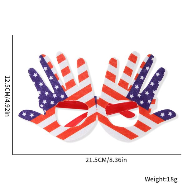 American Independence Day Monogrammed Flag Eyeglass Frames